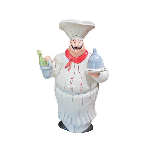 WCL Other - WCL Polystone Chef Sculpture Kitchen Decor